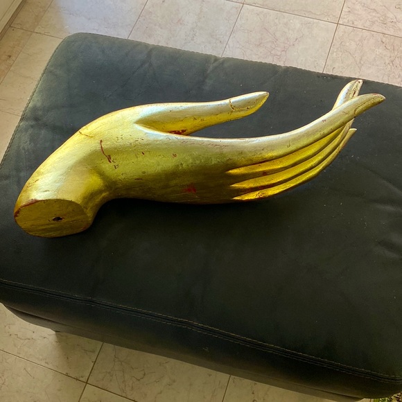 Unique prop golden wood hand. - Picture 5 of 11
